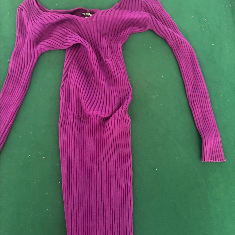 Fashion Nova Purple Maxi Dress